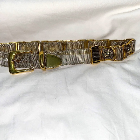 Accessories - Silver Chain Link  w/ Gold Hardware